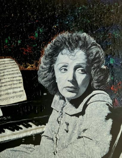 The Last Note - Edith Piaf  - a Paint Artowrk by Alexander Dakers (ZanderArtwork)